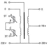 Medical Isolation Transformers Windings Connection Diagram
